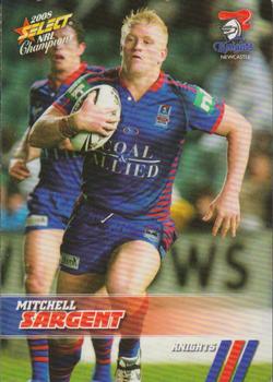2008 Select NRL Champions #93 Mitchell Sargent Front